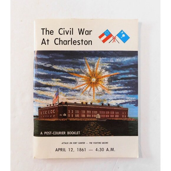 The News And Courier Other - The Civil War At Charleston A Post-Courier Booklet Softcover 1992